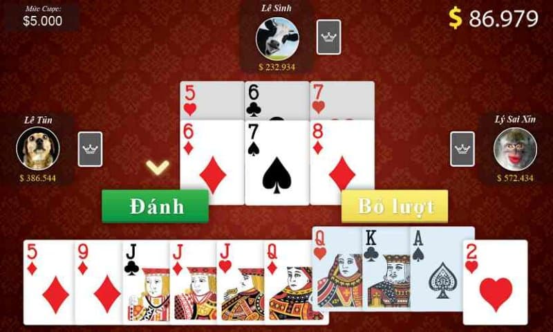 Các hình thức tham gia game đánh bài tiến lên