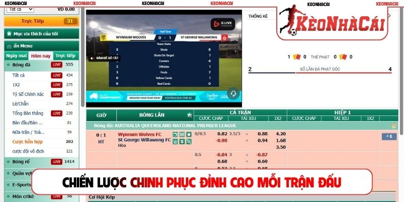 Chiến lược chinh phục đỉnh cao mỗi trận đấu