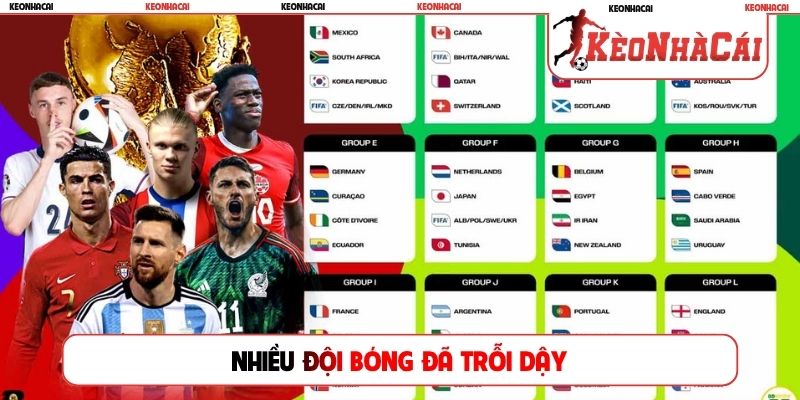 Nhiều đội bóng đã trỗi dậy